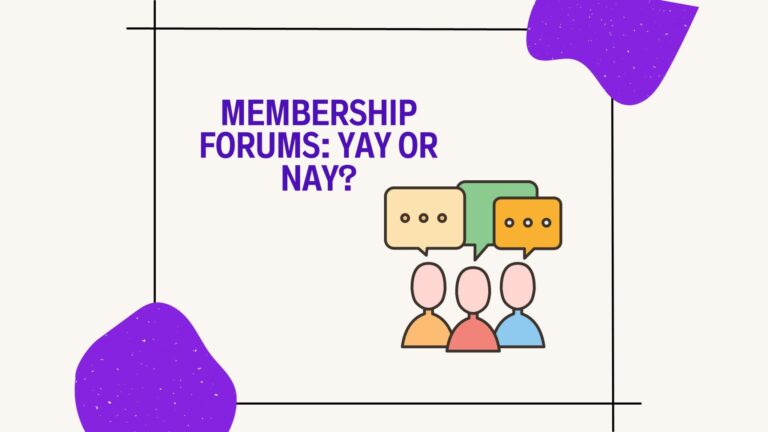 membership forums