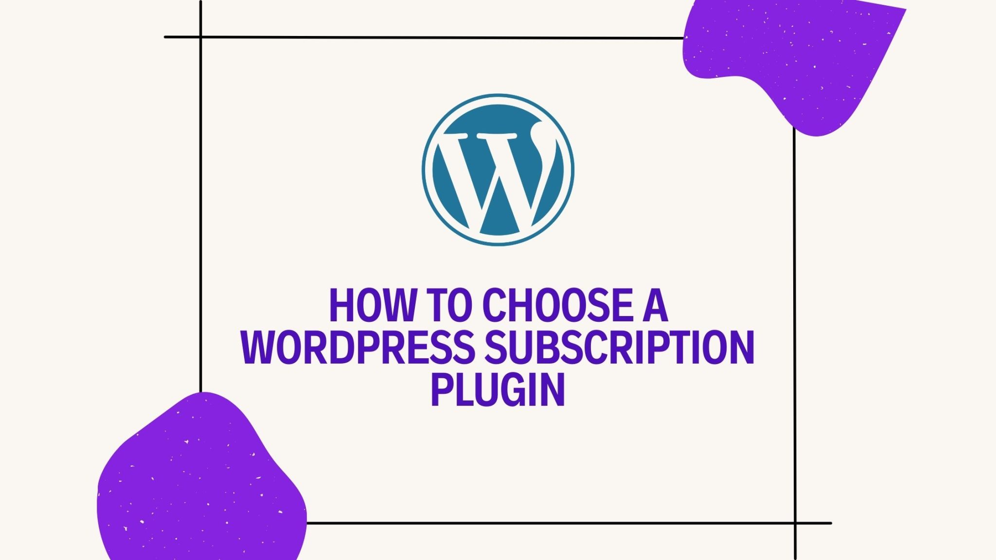subscription plugin for wordpress