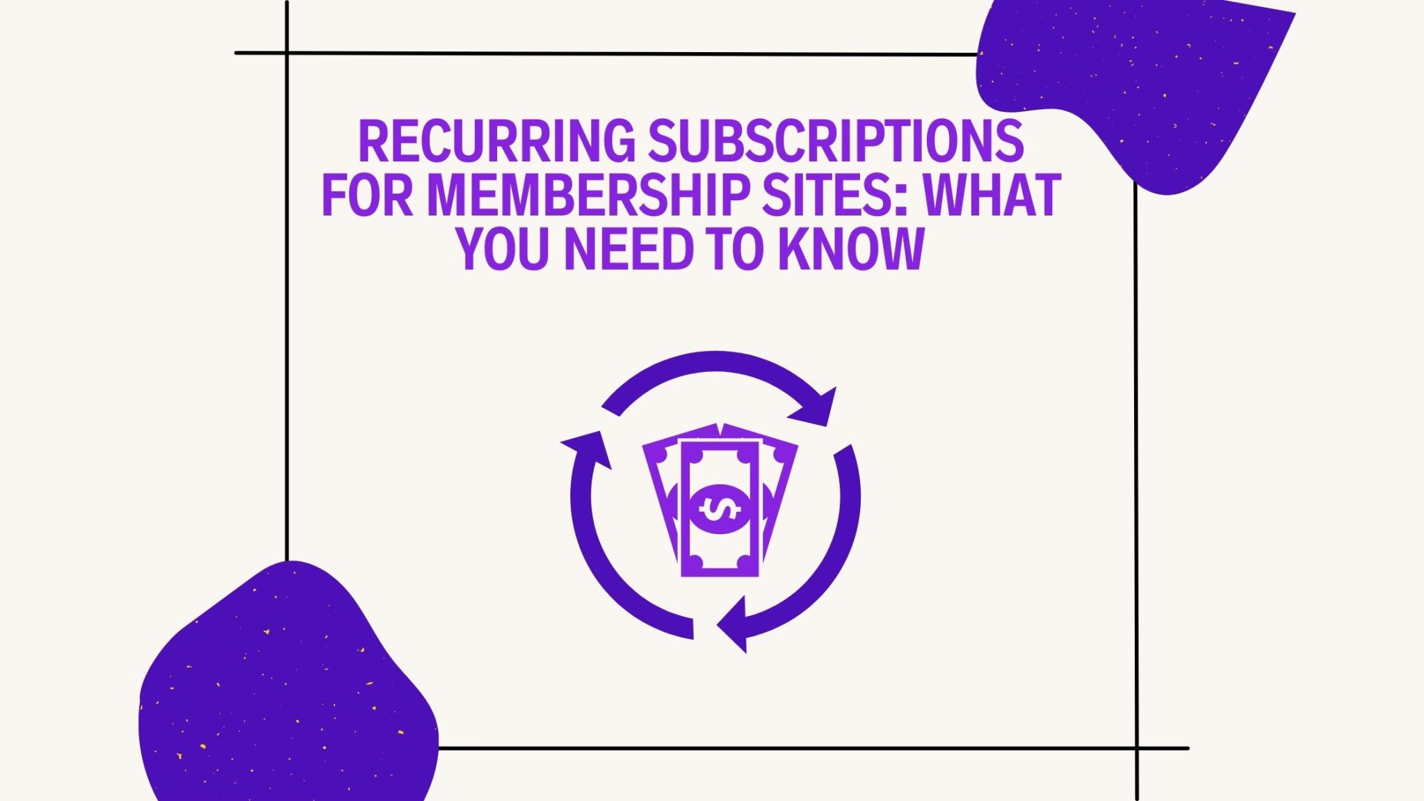 recurring subscription