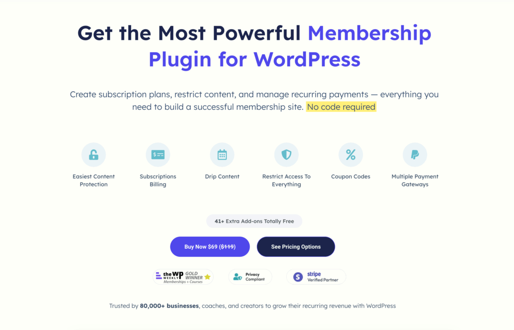 Membership Plugin for WordPress